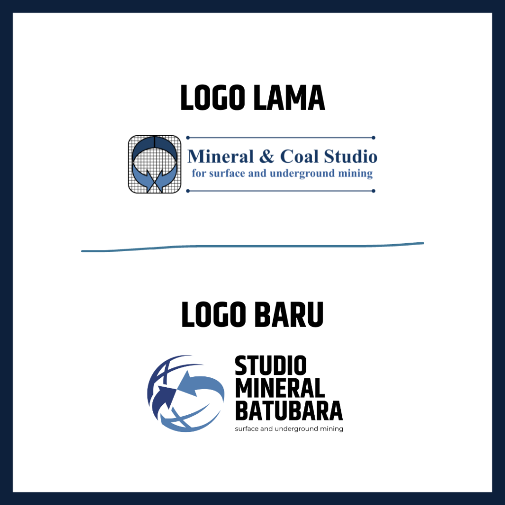 Logo Lama dan baru Studio Mineral Batubara